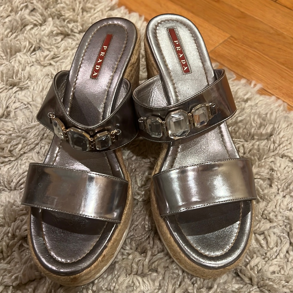 Authentic Prada Wedges